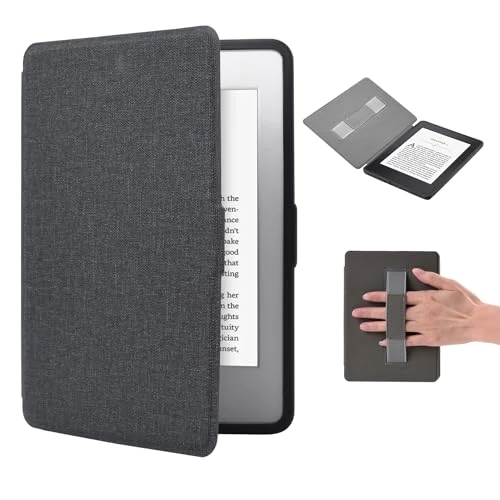 Offerta a tempo: Custodia per Kindle 11ª generazione 2024, 6" cover per Kindle 2024/2022, cinturino da polso con funzione sleep/wake, e-reader (modello n. RS23CV/C2V2L3) - 15% da 14.99 € a 12.74 €