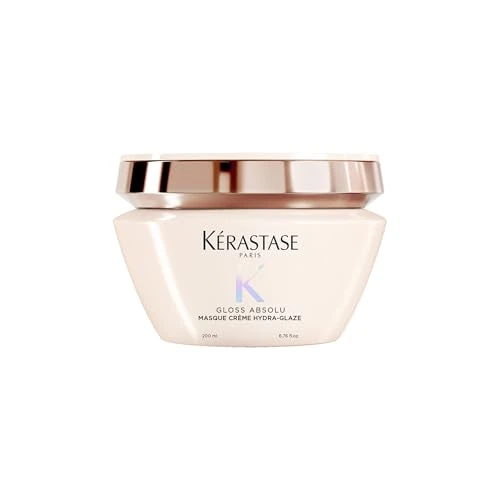 Tijdelijke aanbieding: Kérastase Gloss Absolu, Masque Riche Crème Hydra-Glaze, Hydraterend Anti-Frizz Haarmasker, Met Hyaluronzuur, Glycolzuur En Wilde Rozenolie, Voor Dik, Pluizig Haar, 200 ml van 57.10 € naar 42.45 € (26% korting)