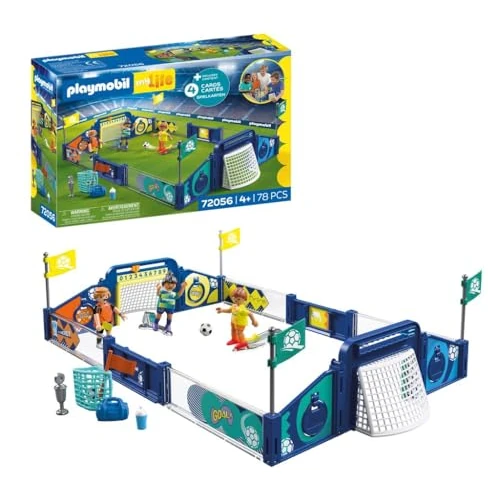 Oferta limitowana: PLAYMOBIL | My Life | piłka nożna arena | boisko do gry z mechanizmem strzelania i 2 bramkami | zabawka dla piłki nożnej od 4 lat | 72056 z 192.98 zł na 192.98 zł (oszczędź 0.00%)