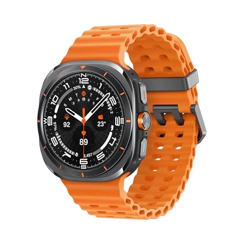 Samsung Galaxy Watch Ultra Smartwatch Galaxy AI, Resistenza estrema, Batteria a lunga durata, Sirena di emergenza, LTE, Cassa in titanio di grado aerospaziale 47mm Titanium Gray (Ricondizionato)