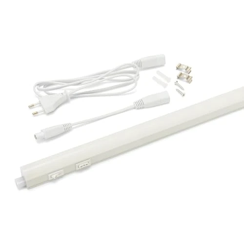 Offerta a tempo: Velamp Reglette LED 8W, Luce sotto pensile 900 lumen, 573mm. Prolungabile fino a 120W. 3 colori di luce selezionabili: luce calda, naturale, fredda.Per cucina, contro soffitti, ripostigli, arredo - 0.00% da 12.90 € a 12.90 €
