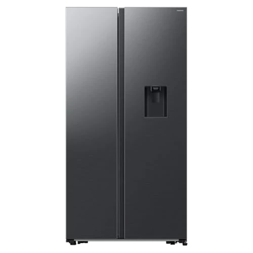 Offerta a tempo: Samsung Frigorifero Side by Side Air Space AI RS57DG410EB4/EF con Dispenser Acqua, Wifi, AI Energy Mode, SpaceMax, All-Around Cooling, 370 + 208 L, LxAxP: 91,2 x 178 x 65,4 cm, Black - 10% da 999.00 € a 899.99 €