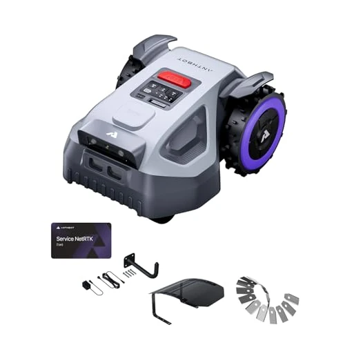 Offerta a tempo: ANTHBOT M5 Trimmer Robotizzato senza fili Set di Prevendita Copertura di Protezione Antipioggia Kit di Ricambio Lame Supporto a Parete RTK - 42% da 1299.00 € a 749.00 €