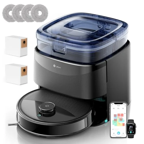 Offre limitée : Lefant M3 Max Robot Aspirateur Laveur 20 000 Pa, Station Multifonctionnelle, Double Serpillière Rotative 200 TR/Min & Relevable 9mm, Navigation dToF, Évitement d'obstacles PSD, 220min de 1099.99 € à 1099.99 € (0.00% de remise)
