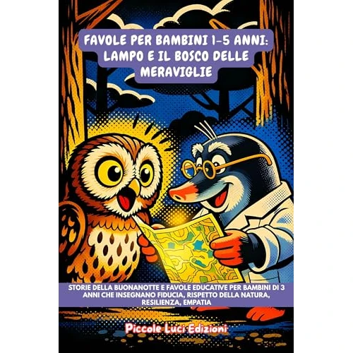 Favole per Bambini 1-5 Anni: Lampo e il Bosco delle Meraviglie: Storie Della Buonanotte E Favole Educative Per Bambini Di 3 Anni Che Insegnano Fiducia, ... Resilienza, Empatia (Italian Edition)