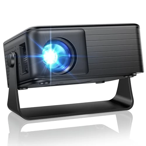 Zeitlich begrenztes Angebot: [Auto Keystone & 2026 Upgraded] AKIYO O1 Beamer Klein 1080P Unterstützt 360° Drehbar, 16000L Projektor für Heimkino, 50% Zoom Outdoor Projektor Kompatibel mit Smartphone/TV Stick/HDMI/USB, schwarz von 49.99 € auf 49.99 € (0.00