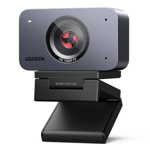 Oferta limitowana: UGREEN FineCam 1080P, Stała ogniskowa, Podwójny Mikrofon, Face AE | UHD Kamera 1080P 60FPS, Face AE, Redukcja Szumów, Tryb Portretowy, Statyw, USB-C, PC/Laptop/Windows/Mac z 219.99 zł na 219.99 zł (oszczędź 0.00%)