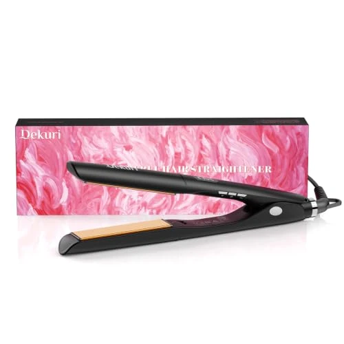 Offerta a tempo: Piastra Capelli, Piastra per Capelli in Titanio, Riscaldamento Rapido in 30s, Display LED 120-230℃ - 0.00% da 19.99 € a 19.99 €
