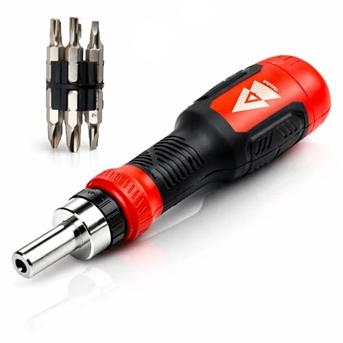 Professionele schroevendraaierset magnetische 12 bits CRV met ergonomische handgreep