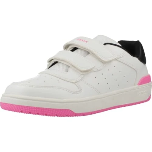 Oferta limitada: Geox Junior Girl J Washiba Girl B Zapatillas Deportivas DK Rosa/Multicolor, Talla 27_EU de 45.00 € a 45.00 € (ahorro 0.00%)