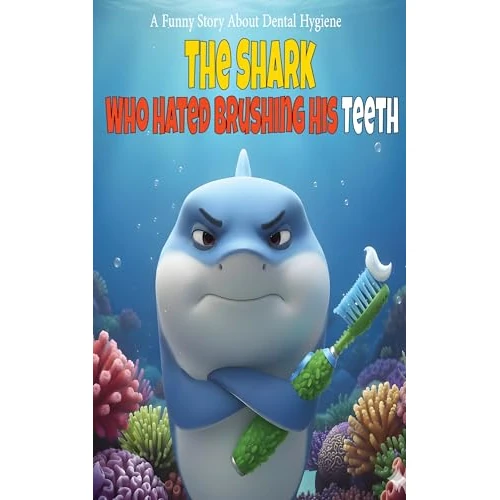 The Shark Who Hated Brushing His Teeth: A Funny Picture Book About Dental Hygiene, Beating Sugar Bugs, and Healthy Habits (Ages 3-7) (English Edition)