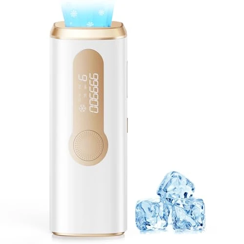 Offerta a tempo: Haarlosy Epilatore Luce Pulsata con Funzione di Raffreddamento 5℃ - 3 IN 1 IPL Epilatore Laser per Donna e Uomo, 9 Livelli di Energia Regolabile Adatto a Corpo, Viso, Ascelle, Gambe Sensibili GLY06 - 33% da 179.99 € a 119.99 €