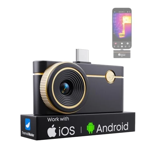 Offerta a tempo: P3 Termocamera Infrarossi per iPhone Android e PC | 512x384 X³ Super IR Resolution | Obiettivo Macro 8mm | Rilevamento PCB 1mA | Da -20°C a 600°C | Strumento per HVAC ed Elettronica - 0.00% da 299.00 € a 299.00 €