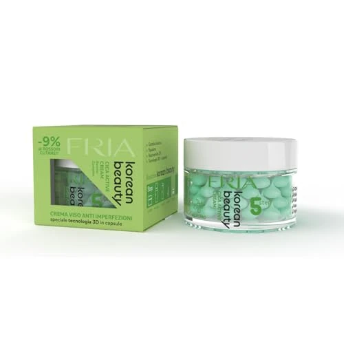 Offerta a tempo: Fria Crema Viso Anti Imperfezioni Pelle Sensibile con Centella Asiatica, Crema Idratante Viso Donna Lenitiva per Acne e Rossori, Korean Beauty 50ml - 29% da 14.90 € a 10.61 €