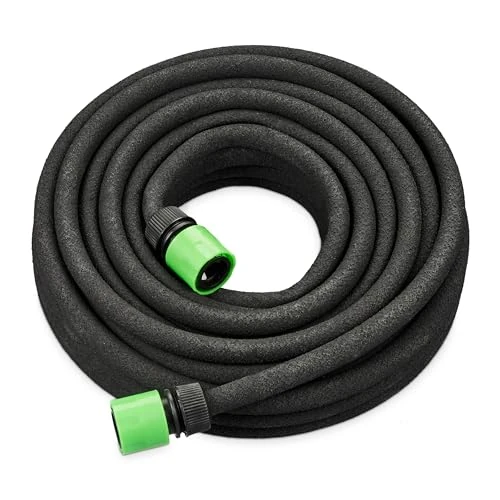 Offerta a tempo: Relaxdays Tubo Irrigazione Goccia, Microforato, Pompa Acqua, 100 m, Nero - 0.00% da 24.99 € a 24.99 €