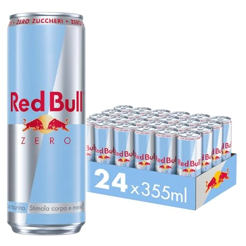 Offerta a tempo: Red Bull Energy Drink, Zero Calorie, 355 ml (24 Lattine) - 21% da 42.99 € a 33.99 €
