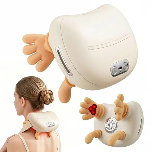 Offerta a tempo: Massaggiatore Cervicale 4D a Mano Bionica, Masajeador de cuello recargable por USB, 3 intensità e 2 livelli di calore (40-45°C), Regalo per uomo o donna - 0.00% da 39.99 € a 39.99 €