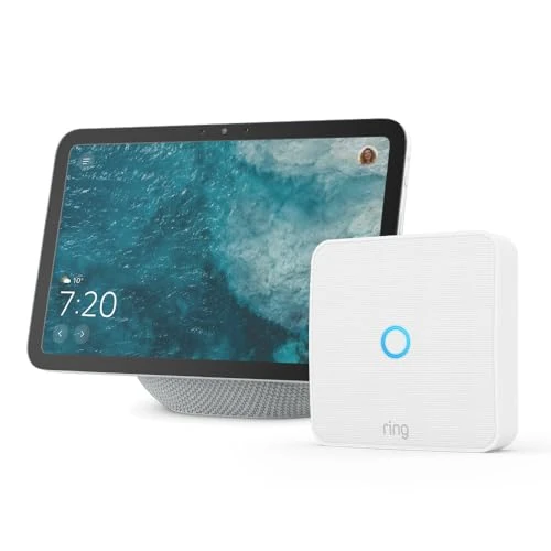Offerta a tempo: Echo Show 8 (ultimo modello), Bianco ghiaccio + Ring Intercom Video, vedi chi suona al citofono sul tuo Echo Show, con Accesso Anticipato ad Alexa+ - 47% da 299.98 € a 159.99 €