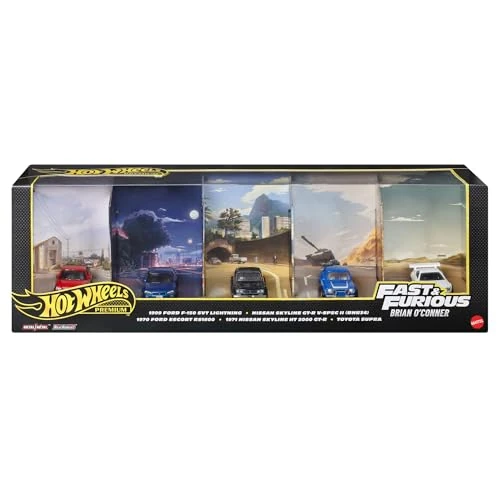 Limited-time offer: Hot Wheels Premium Fast & Furious Bundle of 5 Die-Cast Cars | Set of 5 1:64 Scale Toy Vehicles from the Movie Franchise in Collectible Packaging from $49.99 to $49.99 (save 0.00%)