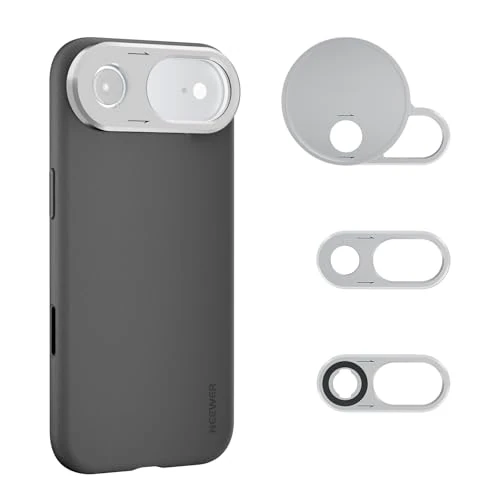 Offre limitée : NEEWER Étui pour iPhone Air Uniquement,Coque Protection modulaire en TPU/PC&Anneau de Filtre 67mm,Plaque arrière pour Objectif 17mm,Compatible avec Moment MagSafe pour iPhone Air,PA162 (Noir+Argent) de 48.44 € à 50.99 € (-5.26% de remise)