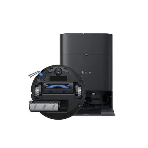 Offerta a tempo: ECOVACS T80S OMNI Robot Aspirapolvere Lavapavimenti 24800 Pa OZMO ROLLER | TruEdge Generation 3.0 con Sensore 3D, Triple Lift, Lavaggio Mocio con Acqua Calda a 40-75 °C, Asciugatura ad Aria Calda - 46% da 649.00 € a 349.00 €