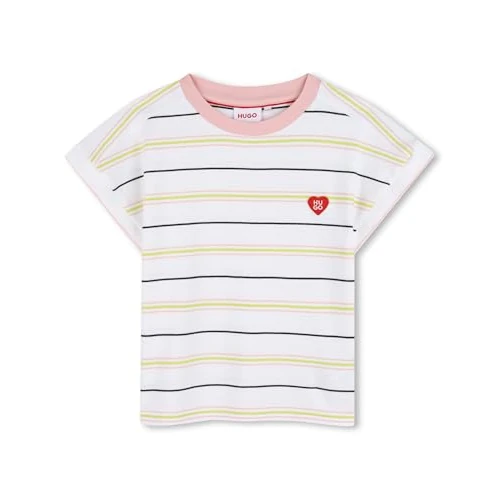 Zeitlich begrenztes Angebot: Hugo T-Shirt Mädchen Weiß 8 Jahre von 31.40 € auf 31.40 € (0.00% Rabatt)