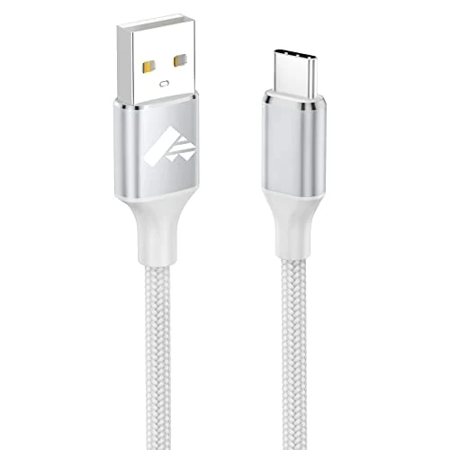 Cable USB Type-C 1.8M, Cable USB Móvil C Carga Rápida Hilo Cargador USBC Nylon Cargador Cable USB USB C Para Samsung Galaxy S25 S24 S23 S22 Ultra iPhone 16 15 Pro Max Pixel Xiaomi