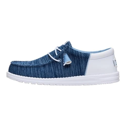 Limited-time offer: HEYDUDE Wally Funk Craft Mesh Men's Slip-On Loafer Shoes, Navy, 13 UK from 59.99 £ to 42.35 £ (save 29%)