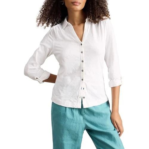 Limited-time offer: White Stuff Women's Annie Shirt, Bril White, 12 from 35.88 £ to 35.88 £ (save 0.00%)