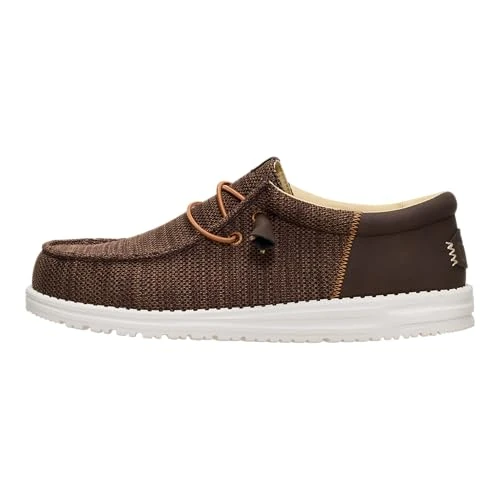 Limited-time offer: HEYDUDE Wally Funk Craft Mesh Men's Slip-On Loafer Shoes, Brown, 8 UK from 59.99 £ to 42.35 £ (save 29%)