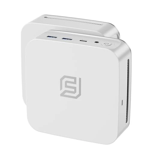 Oferta limitada: FUNYET Mini PC Laptop,Win 11 Pro, 16 GB de RAM DDR4, SSD de 512 GB, procesador N95 (hasta 3,4 GHz), HDMI + DisplayPort/RJ45 x2/WiFi/Bluetooth 5.0/USB 3.2, Compatible con Pantallas 4K, Blanco de 295.99 EUR a 295.99 EUR (ahorro 0%)