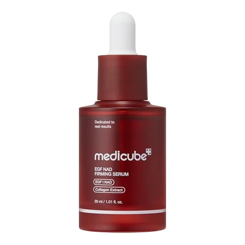 Limited-time offer: medicube NAD EGF Firming Serum for Face & Neck | Anti-Aging Serum with EGF Peptide, NAD+ & Collagen | Wrinkle Appearance, Elasticity & Pore Care | Korean Skincare, 1.01 fl.oz from $21.80 to $21.80 (save 0.00%)