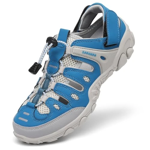 Zeitlich begrenztes Angebot: SAGUARO Trekkingsandalen Damen Leicht Atmungsaktiv, Blau 40 von 42.99 € auf 26.99 € (37% Rabatt)