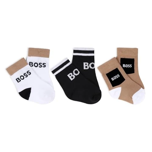 Offre limitée : BOSS Socks(*3) Baby Boys, Black, 23 de 23.80 € à 23.80 € (0.00% de remise)