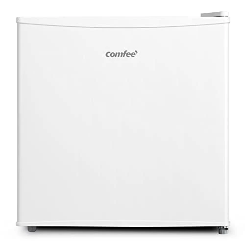 COMFEE' RCU40WH3EU(E) Mini Congelatore 31 L, Congelatore Compatto con Porta Reversibile, Classe 4 Stelle, Silenzioso, Termostato Regolabile, Ripiano Rimovibile, Bianco
