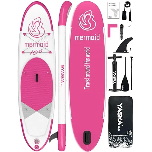 Offre limitée : Table Sup Gonflable, Stand Up Paddle Board Adultes pour 2 Personnes Famille Grande Taille avec Pagaie,Pompe,Sangle épaule,Palme,Sac à dos de 299.00 € à 299.00 € (0.00% de remise)