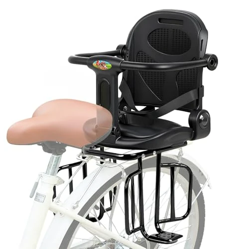 Offerta a tempo: auvstar Seggiolino Bici Posteriore, Sedile Posteriore Bicicletta Nero - 40% da 79.99 € a 47.97 €