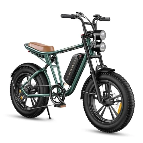 Offerta a tempo: ENGWE M20 Bici Elettrica Per Adulti, Batteria Rimovibile Da 48V 26AH, Bicicletta Elettrica Fuoristrada, Pneumatici Larghi Da 20" * 4.0", Fino a 150KM Doppia Sospensione (Batteria Singola, Verde) - 15% da 1299.00 € a 1099.00 €