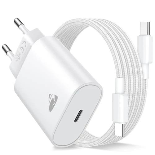 Zeitlich begrenztes Angebot: USB C Ladegerät, Ladegerät für iPhone 17 16 15 Pro Max Samsung S26 S25 S24 Ultra Handy Pixel, Ladegerät iPhone Buchse USBC Stecker Netzteil mit USB C Kabel 2M Schnellladung von 16.67 € auf 16.67 € (0.00% Rabatt)