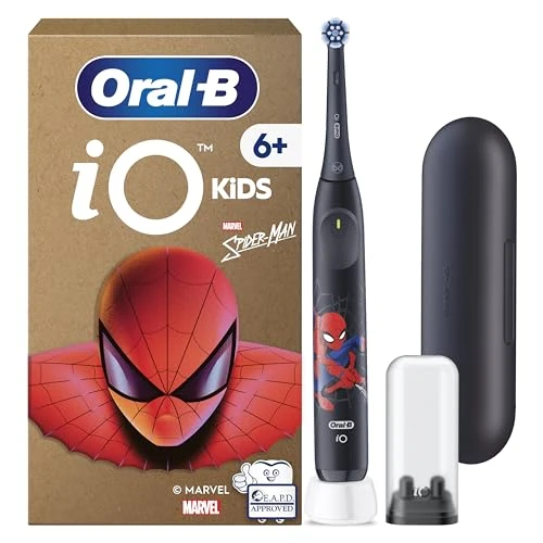 Offerta a tempo: Oral-B Spazzolino Elettrico iO Kids 6+, 1 Testina, Custodia, Nero - 58% da 119.99 € a 49.99 €