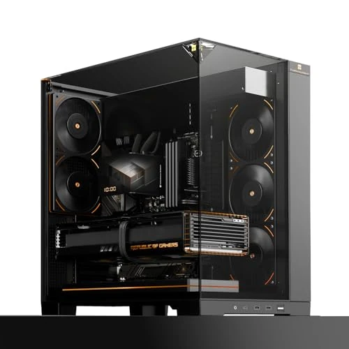 Offerta a tempo: Thermalright TR A70 ATX - Alloggiamento da gioco in vetro a tre lati, flusso d'aria a quattro vie, chiusura rapida senza attrezzi, montaggio a scheda grafica verticale con funzione - 20% da 113.90 € a 91.12 €