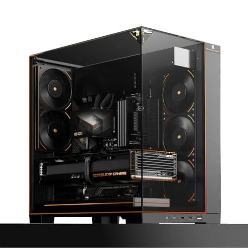 Oferta limitada: Thermalright Caja para PC A70 ARGB, Cristal Templado panorámico de 270°, Carcasa ATX Mid Tower, Compatible con Placa Base ATX/GPU de 420 mm, Oculta, Color Negro, con Barra de luz ARGB de 131.90 € a 131.90 € (ahorro 0.00%)