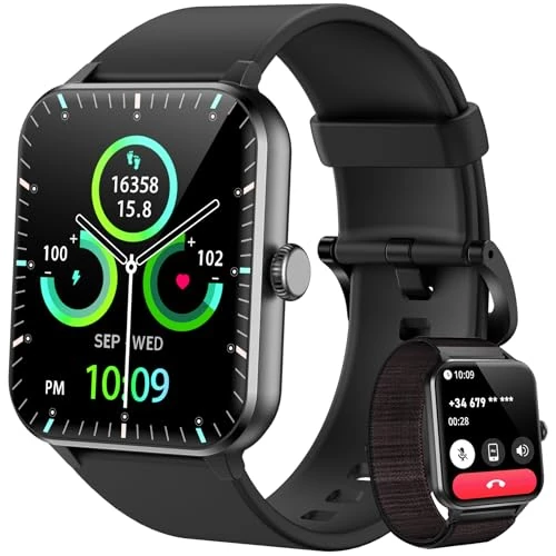 Oferta limitowana: Blackview Smartwatch dla mężczyzn, kobiet, nawiązywanie i odbieranie połączeń, inteligentny zegarek 100 trybów sportowych / uśpienia/pulsometr / SpO2 dla systemu Android IOS z 173.97 zł na 173.97 zł (oszczędź 0.0%)