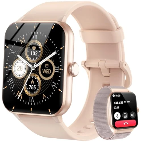 Offerta a tempo: Blackview Smartwatch Uomo Donna, Effettua e Rispondi alle Chiamate,1,85'' Orologio Intelligente 100+ Modalità Sportive/Sonno/Cardiofrequenzimetro/SpO2 per Android IOS - 67% da 59.99 € a 19.99 €
