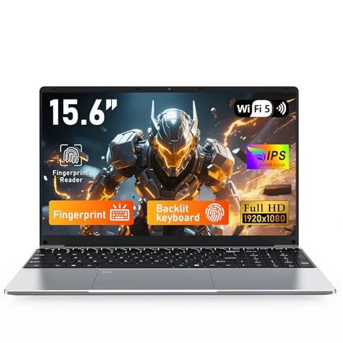 FUNYET Gaming Laptop, Notebook Win 11 Pro, Laptop Win11pro, Prozessor R5 7430U, 16 GB RAM, 1 TB SSD, Laptop FHD 1920 x 1080, Backlit Tastatur/Fingerabdruck/BT5.0/HDMI