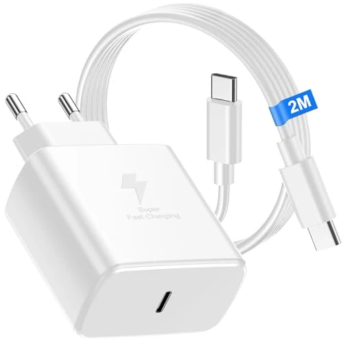 Oferta limitowana: 45 W USB-C-oplader, snellader voor Samsung Galaxy S25 S24 S23 S22 S21 Ultra, S20 FE, A56 A55 A54 A53 A52 A51 A50 A33 A22 A16 A13/tablet, USB C snelladekabel 2 m, oplaadkabel usbc-snelladekabel z 55.99 zł na 55.99 zł (oszczędź 0.00%)