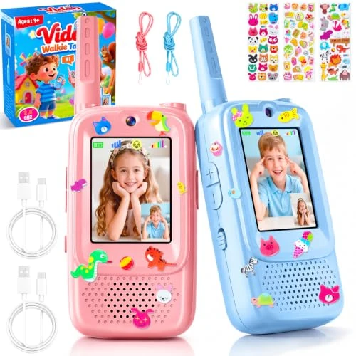 Offerta a tempo: Joynite Walkie Talkie Bambini Ricaricabili,Regalo Bambini,Alte Prestazioni - 55% da 39.99 € a 17.99 €