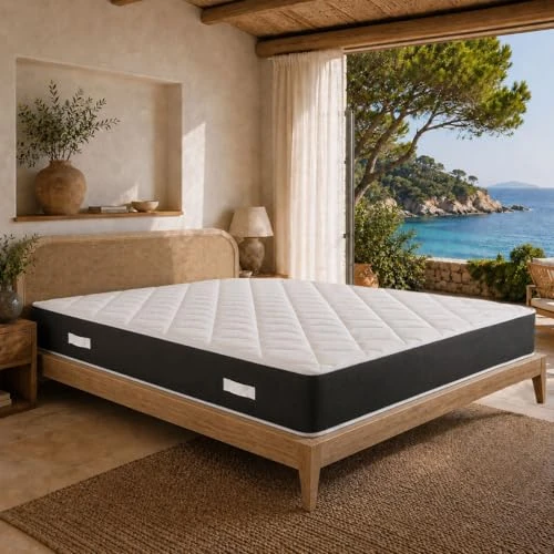 Oferta limitada: GEEMMA s.r.l. Colchón de matrimonio de 160 x 190 cm, cómodo pero que no calienta | Colchón ortopédico de 20 cm de alto contra el dolor de espalda | Fabricado en Italia, hipoalergénico – Modelo Prime de 174.20 € a 174.20 € (ahorro 0.00%)