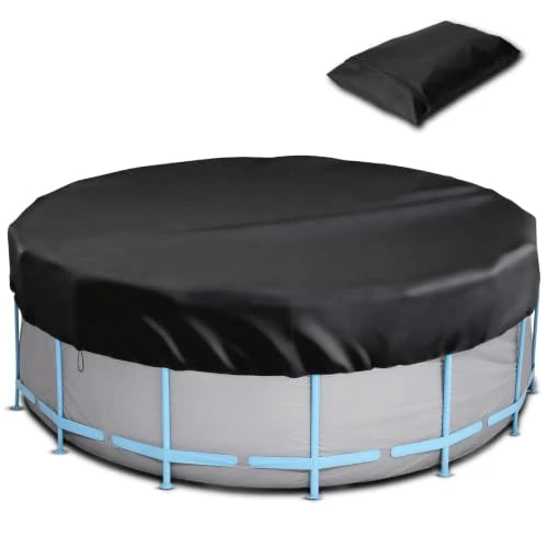 Offre limitée : AOOWU bâche Protection pour Piscine Ronde, Couverture de Piscine d'hiver Ronde, Bâche Piscine Ronde Couverture l'été et l'hiver pour Piscine en 210D Oxford, Résistante aux UV et Déchirures, Ø 310 cm de 29.99 € à 29.99 € (0.00% de remise)