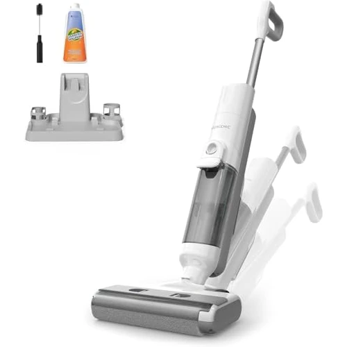 Offerta a tempo: Proscenic F10 Ultra+ Aspirapolvere senza fili Lavapavimenti 3-in-1, per Solidi e Liquidi da 60 Minuti, Aspirapolvere Leggero per Solidi e Liquidi 1,3L, Autopulente, pulizia di Angoli e Bordi - 19% da 209.99 € a 169.99 €